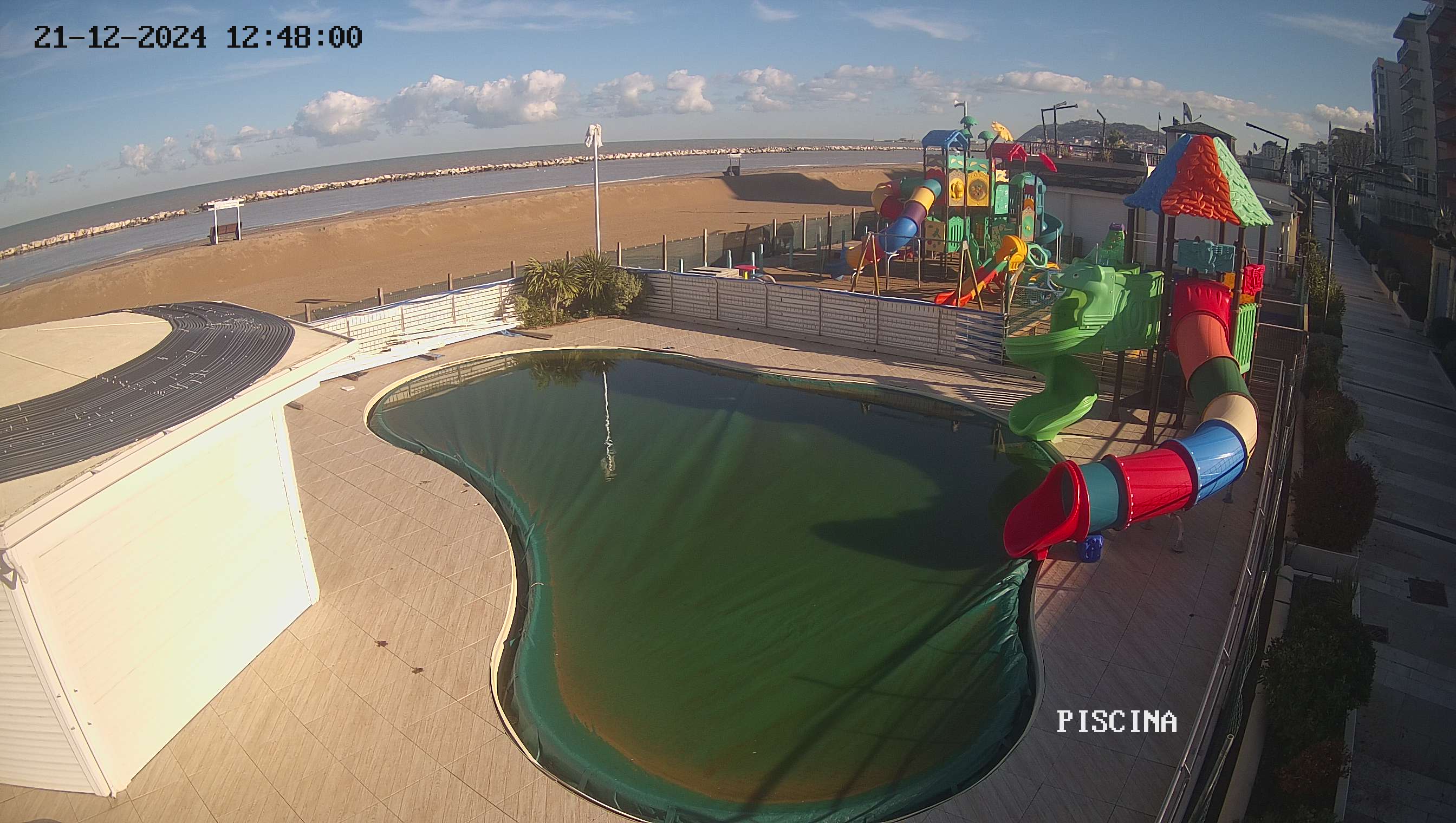 Webcam Altamarea, piscina a Cattolica